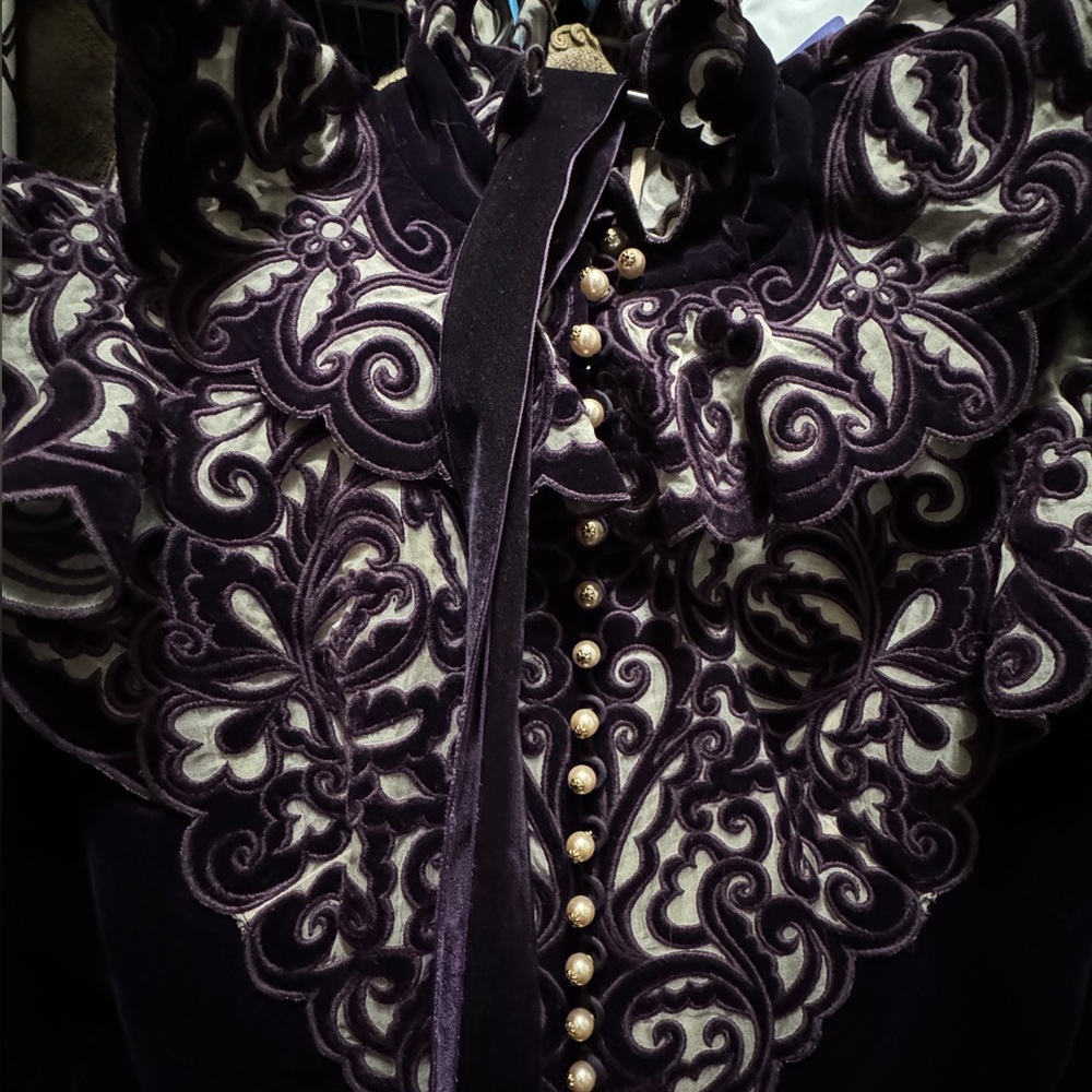 Zimmermann charm nouveau purple velvet dress - Picture 6 of 7